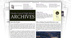 Desktop Screenshot of omahachsarchives.org